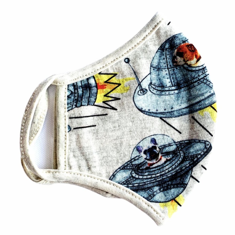 PW, 2-7Y/Child, organic cotton face mask